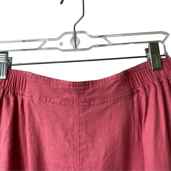 Napa Valley Linen Blend Pink High Rise Capri Pants‎ S 12 (2549) - Picture 7 of 8